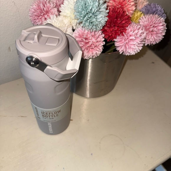 🖤 New Stanley The Ice Flow Flip Straw Water Bottle Jug Tumbler Ash - Picture 5 of 8